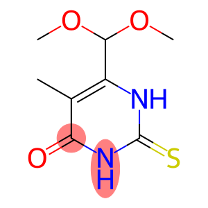 4(1H)-Pyrimidinone, 6-(dimethoxymethyl)-2,3-dihydro-5-methyl-2-thioxo-