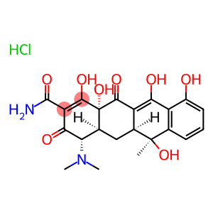 2-Naphthacenecarboxamide, 4-(dimethylamino)-1,4,4A,5,5A,6,11,12A-octahydro-3,6,10,12,12A-pentahydroxy-6-methyl-1,11-dioxo-, monohydrochloride, (4S-(4alpha,4aalpha,5aalpha,6beta,12alpha))-