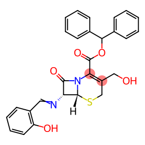 7β-[(2-Hydroxybenzylidene)amino]-3-(hydroxymethyl)cepham-3-ene-4-carboxylic acid diphenylmethyl ester