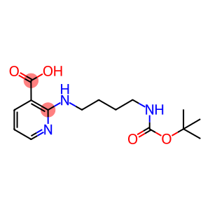 2-[4-[(2-methylpropan-2-yl)oxycarbonylamino]butylamino]pyridine-3-carboxylic acid