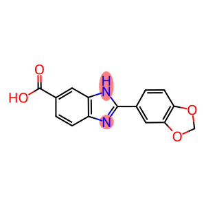 2-Benzo[1,3]dioxol-5-yl-1H-benzimidazole-5-carboxylic acid