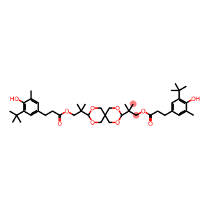 3,9-bis[1,1-dimethyl-2-[(3-tert-butyl-4-hydroxy-5-methylphenyl)propionyloxy]ethyl]-2,4,8,10-tetraoxaspiro[5.5]undecane