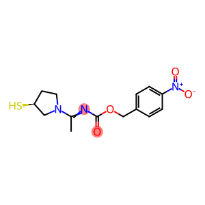 (S)-[1-(3-mercapto-1-pyrrolidinyl)-ethylidene]-(4-nitrophenyl)methylester,carbamicacid