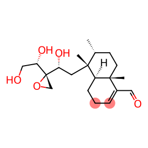 (4aS)-5-[(R)-2-[(S)-2-[(S)-1,2-Dihydroxyethyl]oxiranyl]-2-hydroxyethyl]-3,4,4aα,5,6,7,8,8a-octahydro-5β,6α,8aβ-trimethyl-1-naphthalenecarbaldehyde