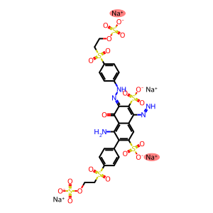 tetrasodium (3Z)-5-amino-4-oxo-6-[4-(2-sulfonatooxyethylsulfonyl)phenyl]diazenyl-3-[[4-(2-sulfonatooxyethylsulfonyl)phenyl]hydrazinylidene]naphthalene-2,7-disulfonate