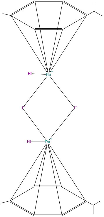 二-Μ-碘(对伞花烃)碘化钌(II)