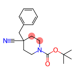 1-boc-4-cyano-4-benzyl-piperidine