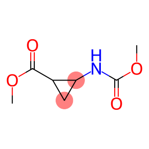 Cyclopropanecarboxylic  acid,  2-[(methoxycarbonyl)amino]-,  methyl  ester