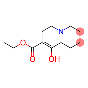 2H-Quinolizine-8-carboxylic acid, 1,3,4,6,7,9a-hexahydro-9-hydroxy-, ethyl ester