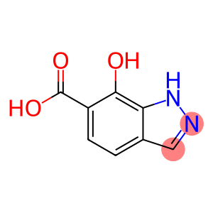 1H-Indazole-6-carboxylic acid, 7-hydroxy-