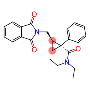 (1R,2R)-rel-2-[(1,3-Dihydro-1,3-dioxo-2H-isoindol-2-yl)methyl]-N,N-diethyl-1-phenyl-cyclopropanecarboxamide