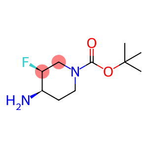 1-Piperidinecarboxylic acid, 4-amino-3-fluoro-, 1,1-dimethylethyl ester, (3S,4R)-
