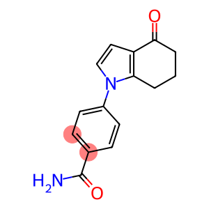4-(4-oxo-4,5,6,7-tetrahydro-1H-indol-1-yl)benzamide