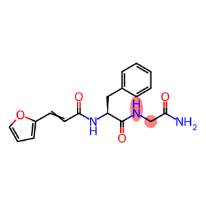 Glycinamide, N-[3-(2-furanyl)-1-oxo-2-propenyl]-L-phenylalanyl- (9CI)