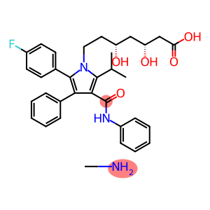Methanamine (3R,5R)-7-(2-(4-fluorophenyl)-5-isopropyl-3-phenyl-4-(phenylcarbamoyl)-1H-pyrrol-1