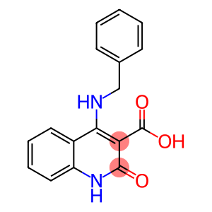 3-Quinolinecarboxylic acid, 1,2-dihydro-2-oxo-4-[(phenylmethyl)amino]-