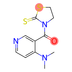[4-(二甲基氨基)-3-吡啶基](2-硫酮-3-噻唑烷基)甲酮