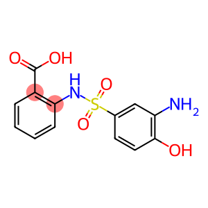 n-(3-amino-4-hydroxyphenylsulfonyl)-anthranilic acid