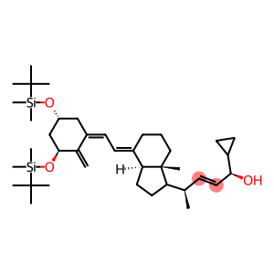 9,10-Secochola-5,7,10(19),22-tetraen-24-ol, 24-cyclopropyl-1,3-bis[[(1,1-dimethylethyl)dimethylsilyl]oxy]-, (1α,3β,5E,7E)- (9CI)