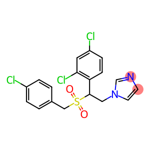 1H-Imidazole, 1-[2-[[(4-chlorophenyl)methyl]sulfonyl]-2-(2,4-dichlorophenyl)ethyl]-