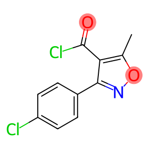 4-Isoxazolecarbonyl chloride, 3-(4-chlorophenyl)-5-methyl-