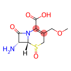 5-Thia-1-azabicyclo[4.2.0]oct-2-ene-2-carboxylic acid, 7-amino-3-(methoxymethyl)-8-oxo-, 5-oxide, (6R,7R)-