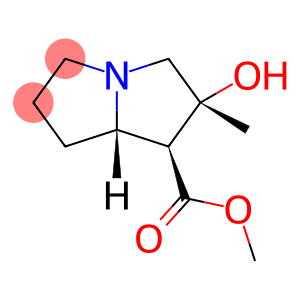 1H-Pyrrolizine-1-carboxylic acid, hexahydro-2-hydroxy-2-methyl-, methyl ester, (1S,2R,7aS)-
