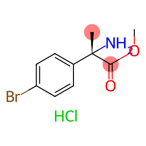 Benzeneacetic acid, α-amino-4-bromo-α-methyl-, methyl ester, hydrochloride (1:1), (αS)-