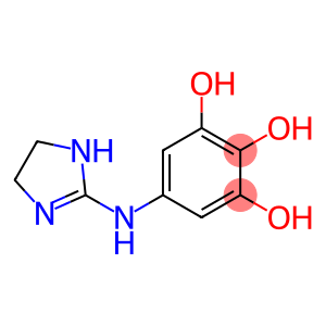 1,2,3-Benzenetriol, 5-[(4,5-dihydro-1H-imidazol-2-yl)amino]- (9CI)
