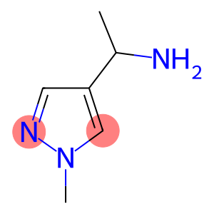 1H-pyrazole-4-methanamine, α,1-dimethyl-