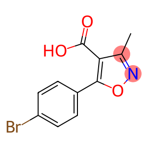 5-(p-bromophenyl)-3-methyl-4-isoxazolecarboxylic acid