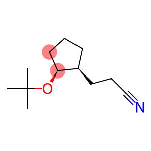 Cyclopentanepropanenitrile, 2-(1,1-dimethylethoxy)-, cis- (9CI)