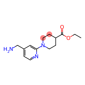 ETHYL 1-[4-(AMINOMETHYL)PYRID-2-YL]PIPERIDINE-4-CARBOXYLATE