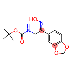 tert-butyl N-[(2Z)-2-(2H-1,3-benzodioxol-5-yl)-2-(hydroxyimino)ethyl]carbamate