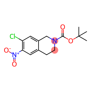 2(1H)-Isoquinolinecarboxylic acid, 7-chloro-3,4-dihydro-6-nitro-, 1,1-dimethylethyl ester