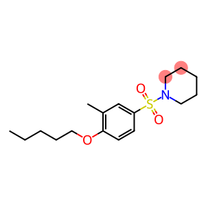 Piperidine, 1-[[3-methyl-4-(pentyloxy)phenyl]sulfonyl]-