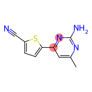 4-(5-CYANOTHIEN-2-YL)-6-METHYLPYRIMIDIN-2-AMINE