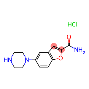 5-(piperazin-1-yl)benzofuran-2-carboxaMide hydrochloride