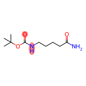 Carbamic acid, N-(5-amino-5-oxopentyl)-, 1,1-dimethylethyl ester