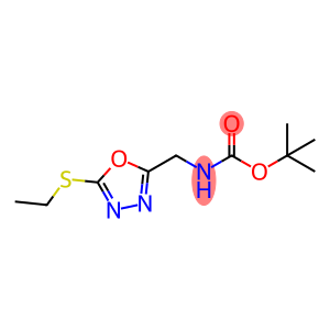 (5-Ethylsulfanyl-[1,3,4]oxadiazol-2-ylmethyl)carbamic acid tert-butyl ester