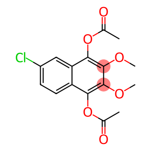 6-Chloro-2,3-dimethoxy-1,4-naphthalenediol diacetate