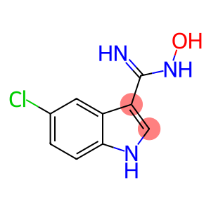 N-HYDROXY-5-CHLORO-1H-INDOLE-3-CARBOXAMIDINE
