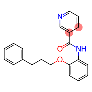 N-[2-(3-phenylpropoxy)phenyl]nicotinamide