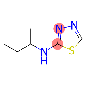 1,3,4-Thiadiazol-2-amine,  N-(1-methylpropyl)-