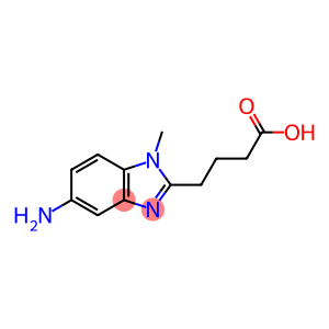 Bendamustine impurity 30/Bendamustine Dideschloroethyl Acid Impurity/4-(5-amino-1-methyl-1H-benzo[d]imidazol-2-yl)butanoic acid