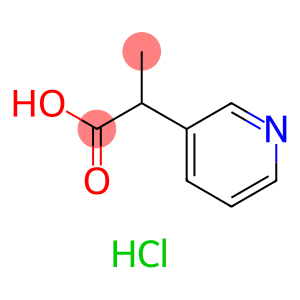 3-Pyridineacetic acid, .alpha.-methyl-, hydrochloride (1:1)