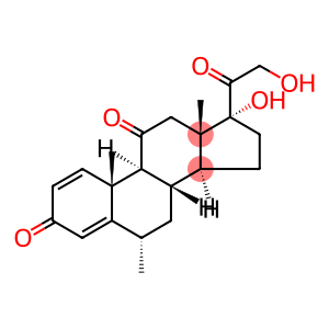 1,4-Pregnadien-6-α-methyl-17,21-diol-3,11,20-trione