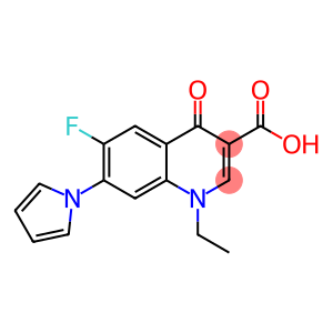 1-Ethyl-6-fluoro-1,4-dihydro-4-oxo-7-(1H-pyrrol-1-yl)quinoline-3-carboxylic acid