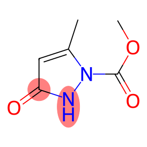 1H-Pyrazole-1-carboxylic  acid,  2,3-dihydro-5-methyl-3-oxo-,  methyl  ester