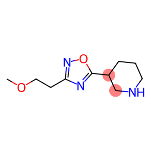 3-(2-Methoxyethyl)-5-(piperidin-3-yl)-1,2,4-oxadiazole